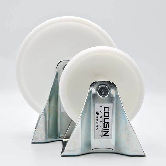 Roulette fixe chape zinguée (1)