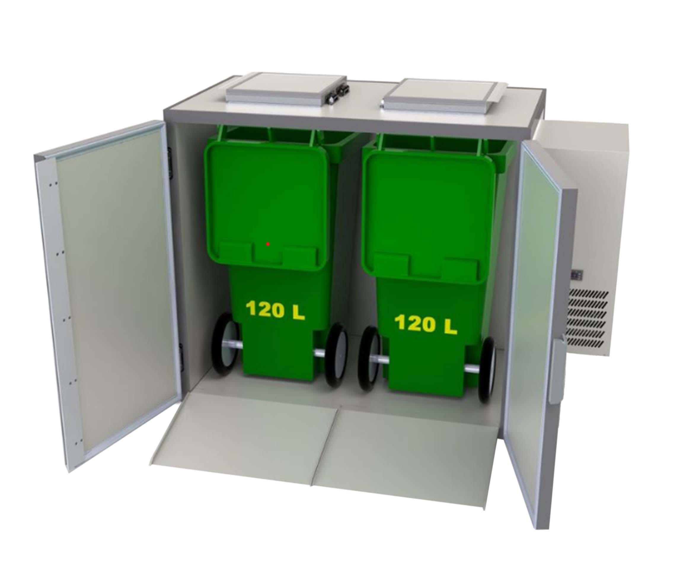 Refroidisseur de conteneurs à déchets