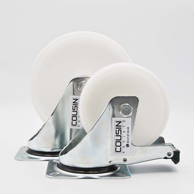 Roulette fixe chape zinguée (1)